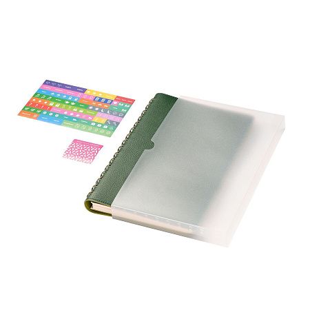 Ежедневник Виста (Vista) недатированный, зеленый/салатовый