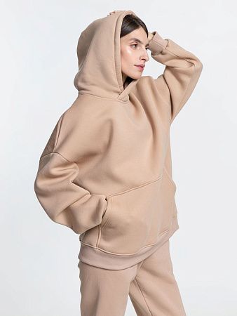 Худи Kulonga Oversize, бежевое, размер XS/S