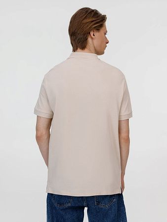 Рубашка поло унисекс Pacific, бежевая (льняная), размер XXL