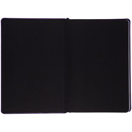 Ежедневник Alanis, недатированный, черный с фиолетовым