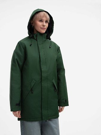 Куртка на стеганой подкладке Robyn, темно-зеленая, размер XS