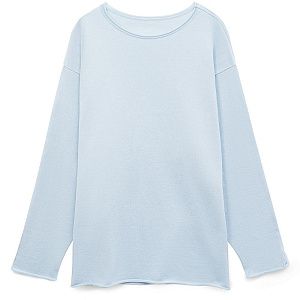 Лонгслив унисекс Siluetti Fuori, светло-голубой, размер L/XL