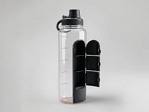 Спортивная бутылка для воды «Electrolyte», 1200 мл, тритан, цвет: черный