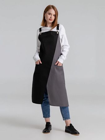 Фартук Picante, коричневый с бежевым