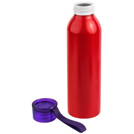 Бутылка для воды VIKING RED 650мл. Красная с фиолетовой крышкой 6144.11