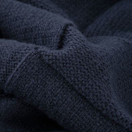 Плед Селла Софт (Cella Soft) вязаный, 160*90 см, синий