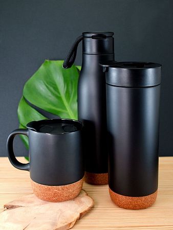 Термостакан Steady, черный