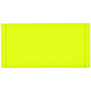 Лейбл из ПВХ Dzeta, S, желтый неон