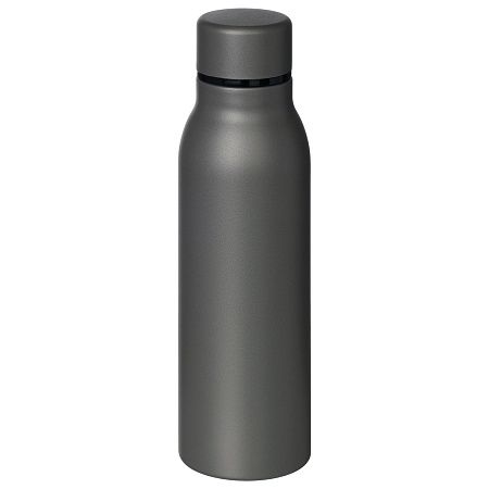 Термобутылка вакуумная герметичная Sorento, серая, зернистое покрытие