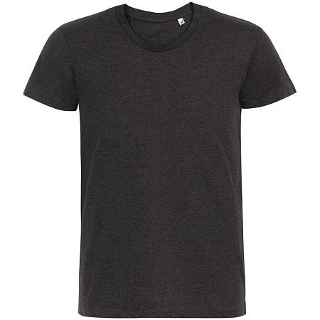 Футболка мужская Regent Fit 150, черный меланж, размер M