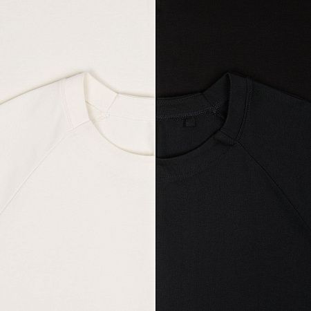 Футболка оверсайз унисекс Avenu, черная, размер XS/S