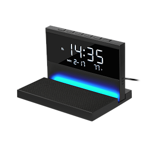 Зарядная станция с часами 15W Glory