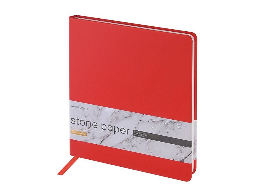 Еженедельник с каменной бумагой А5+ «Carrara»