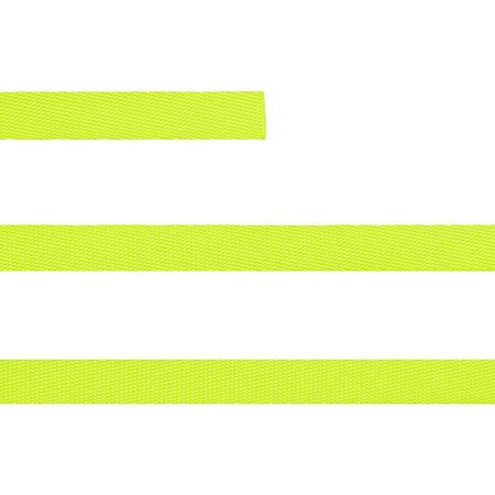 Стропа текстильная Fune 10 S, желтый неон, 20 см