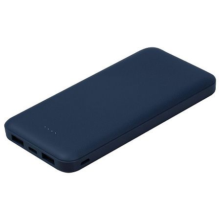 Набор подарочный Solution Prestige Trio (Ежедневник Flexy Latte Color А5, Внешний аккумулятор (powerbank) «Amper», Ручка Grand Attashe металлическая,) в подарочный коробке, темно-синий