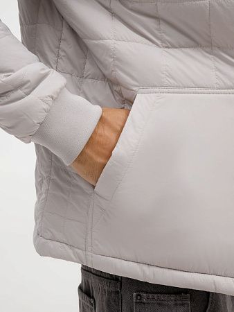 Куртка унисекс Warmbridge, светло-серая, размер S