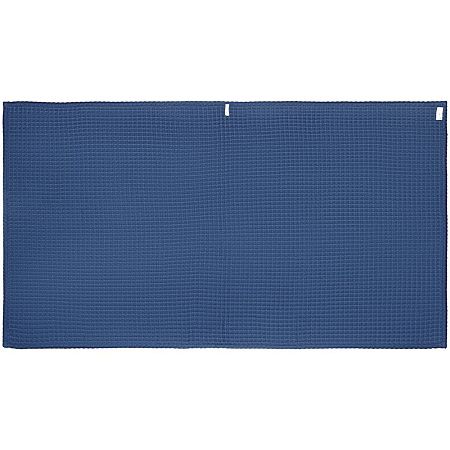 Полотенце вафельное Gentle, большое, темно-синее