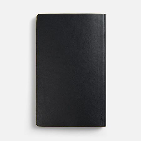 Ежедневник Trait, недатированный, черный с желтым