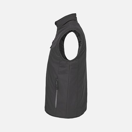 Жилет софтшелл унисекс Falcon BW, черный, размер XS