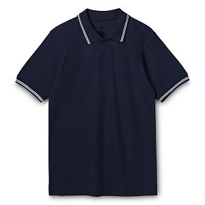 Рубашка поло Virma Stripes, белая под нанесение