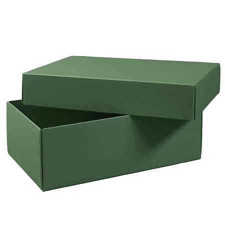 Коробка картонная, "COLOR" 11,5*6*17 см; зеленый