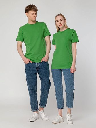 Футболка унисекс T-Bolka 160, ярко-зеленая, размер 4XL