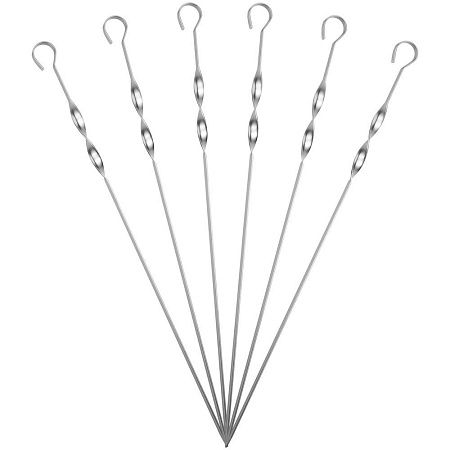 Набор шампуров в чехле Bower, ver.2, серый