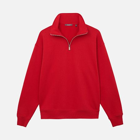 Толстовка на молнии унисекс FLOW, красная, размер M/L