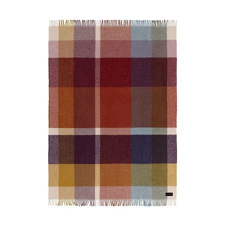 Плед Arequipa, красный с бежевым