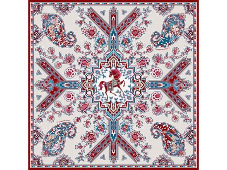 Платок «Кавказский скакун»