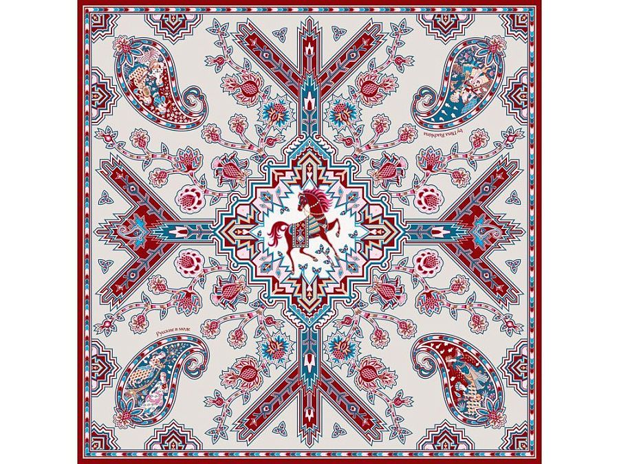 Платок «Кавказский скакун»