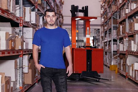 Футболка унисекс T-Bolka 180, желтая, размер L