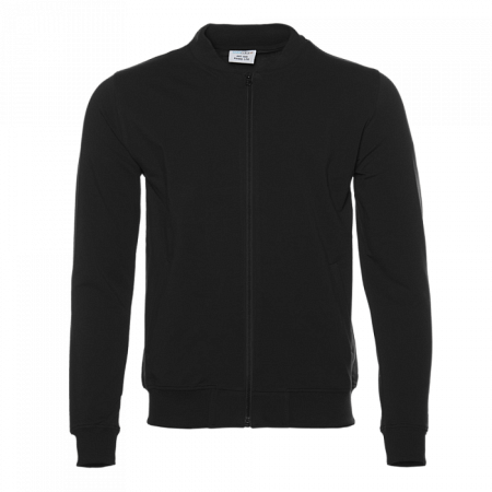 Толстовка унисекс STAN на молнии футер без начёса 245, 65N, Чёрный,  (20)  (46/S)