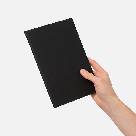 Блокнот Корса слим (Corsa slim), черный