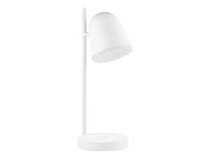 Настольная лампа с беспроводной зарядкой «LED L2», цвет: белый