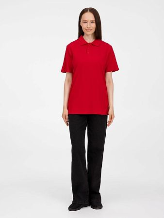 Рубашка поло унисекс Tervise, красная, размер S