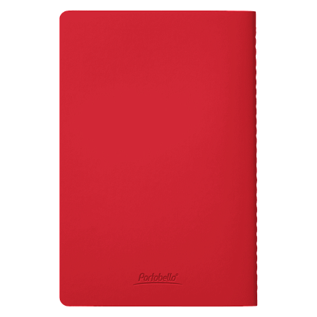 Блокнот Alpha slim, красный