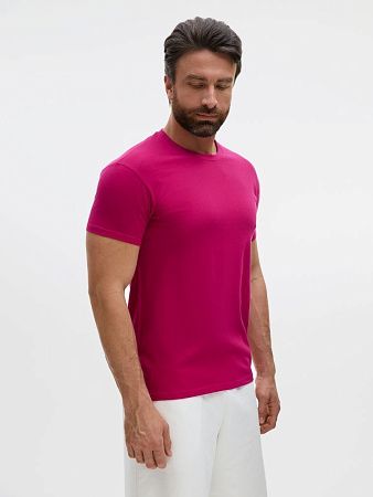 Футболка унисекс Regent 150, ярко-розовая (фуксия), размер S