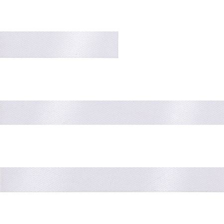 Лента сатиновая Satin 10 S, белая, 10 см