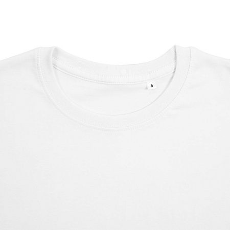 Футболка унисекс T-Bolka 160, белая (белоснежная), размер M