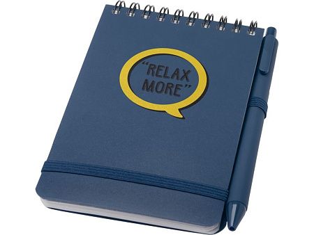 Блокнот А5 «Thalaasa» с шариковой ручкой