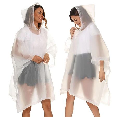 Дождевик-пончо Budget, белый