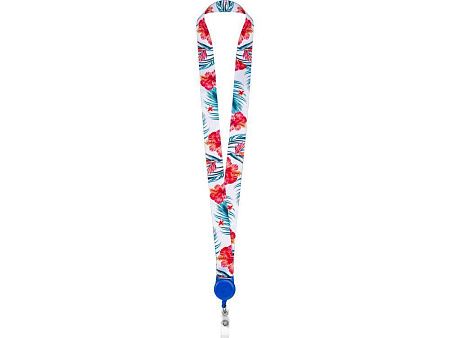 Ланъярд под сублимацию с ретрактором, 2,5 см