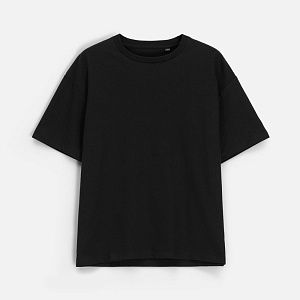 Футболка унисекс Durington, черная под нанесение