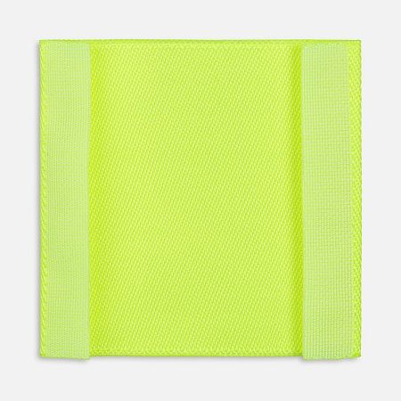 Лейбл тканевый Epsilon, L, желтый неон