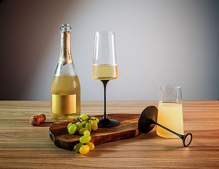 Хрустальный бокал для красного вина на магните Trebonn SplitGlass, 2 шт, 450 мл