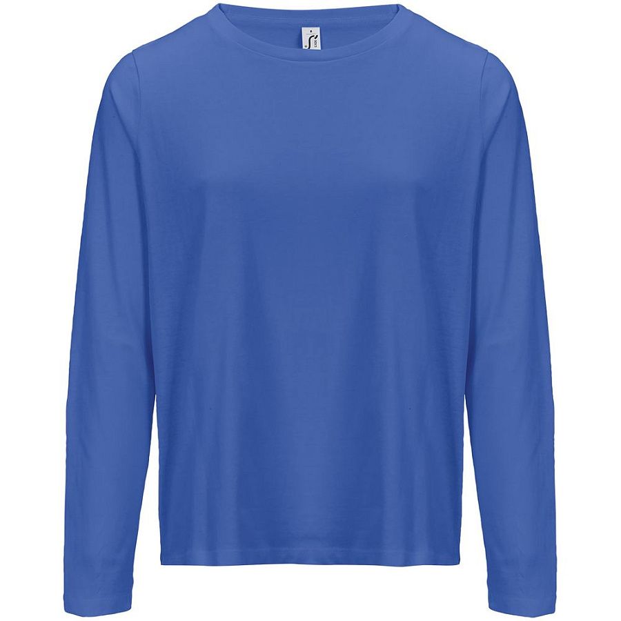 Футболка с длинным рукавом женская Monarch Women, ярко-синяя, размер 3XL