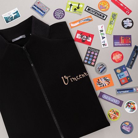 Футболка унисекс KRIS, 150 гр., черная, размер M