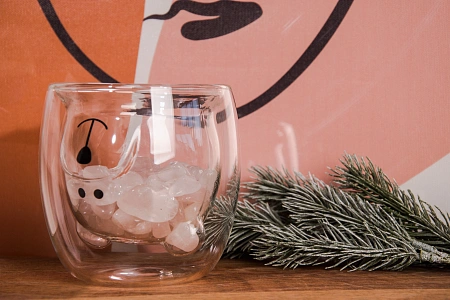 Набор «Пасека»: чай, конфеты с мёдом, стакан