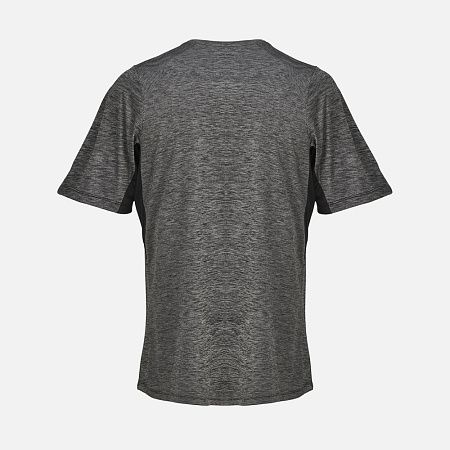 Футболка спортивная унисекс Storm, черный меланж, размер M